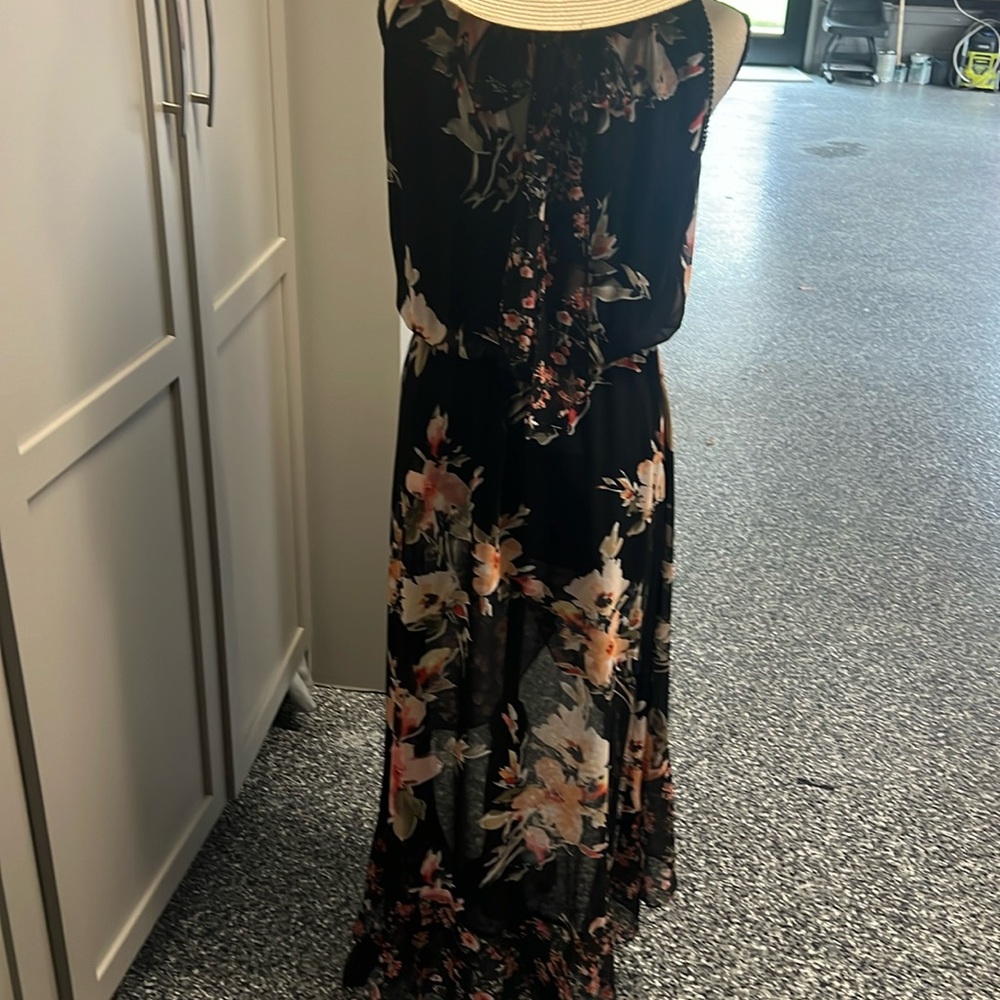 High low floral Dress